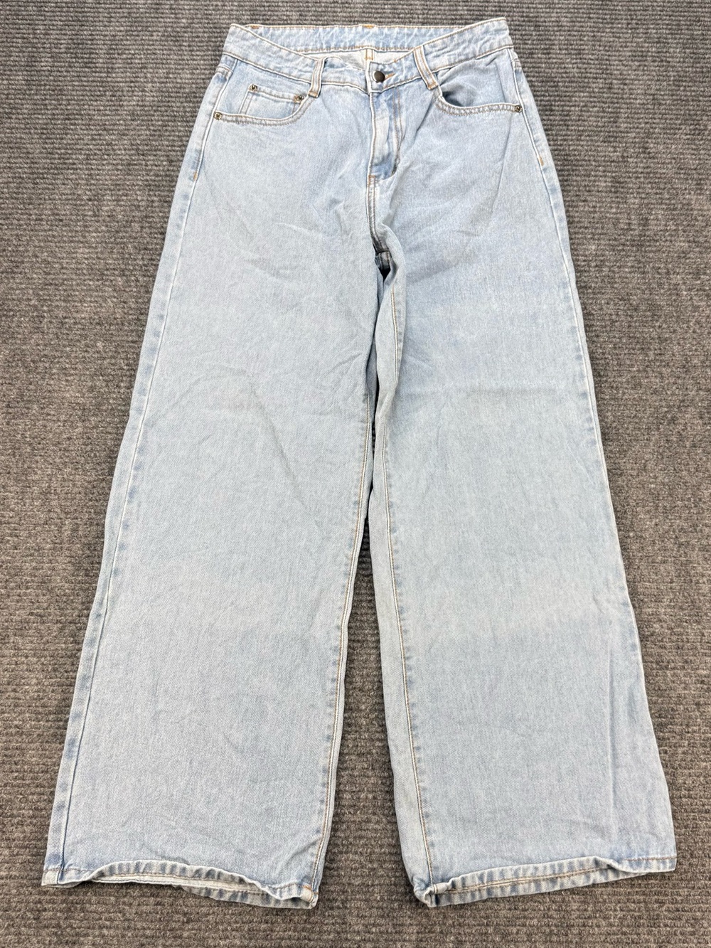 KSG Womens Jeans Size 29 High Rise Wide Leg Light Wash Vintage Denim